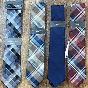✨💥 4 New With Tags XL Mens Ties. 💥✨ 3 Shaquille O’Neal, 1 Van Heusen